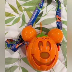 Disney Halloween Pumpkin Mickey Sipper